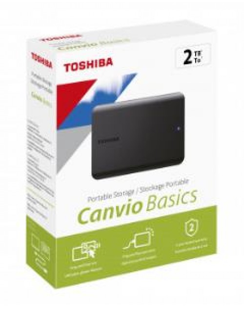 2TB Canvio Basics 2.5&quot; USB3.2 TOSHIBA HDTB520EK3AA (USB2.0 Uyumlu)