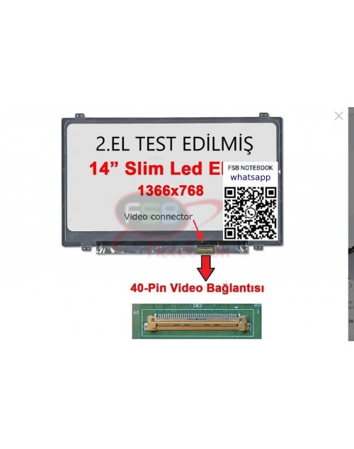 Asus X450J Notebook Lcd Ekran (14.0" Slim Led )