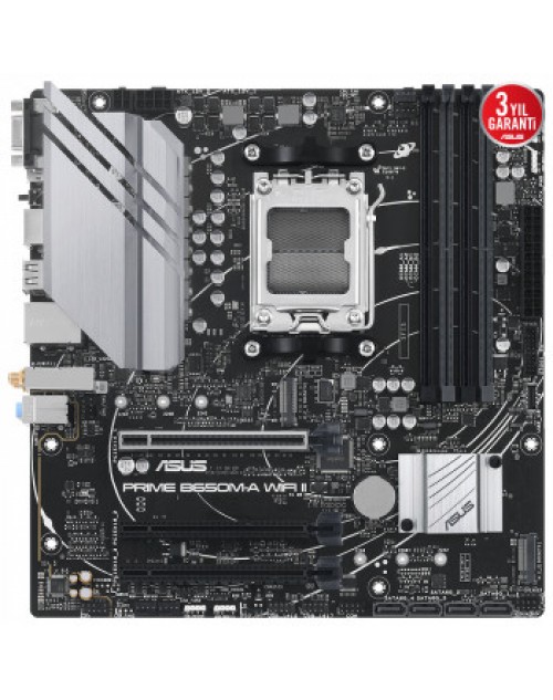 ASUS PRIME B650M-A WIFI II DDR5 6400Mhz(OC) M.2 mATX AM5