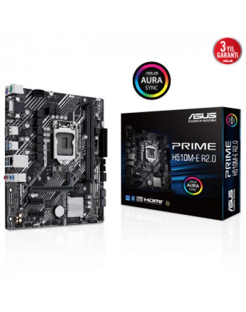 ASUS PRIME H510M-E R2.0 3200Mhz DDR4 HDMI DP 1200p