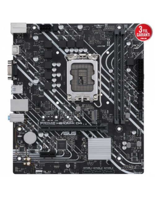 ASUS PRIME H610M-K D4 DDR4 3200(OC) HDMI DP M.2 mATX 1700p