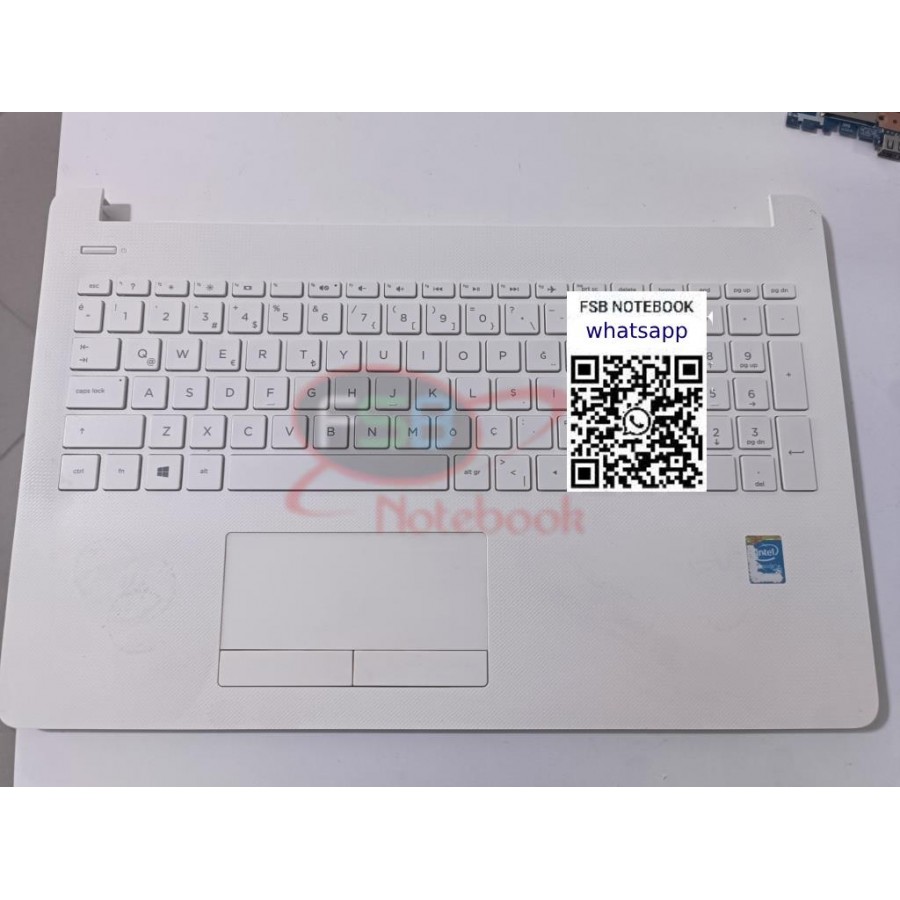 Hp 250 G6, 15-bw, 15-bs Klavye + Üst Kasa KLAVYE KASA BEYAZ
