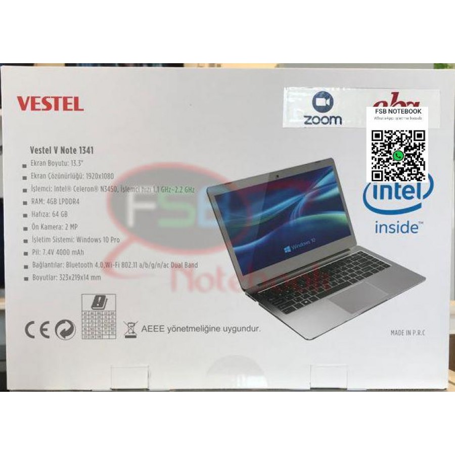 VESTEL V NOTE 1341 HARDDİSK YÜKSELTME HARDDİSK UPGRADE