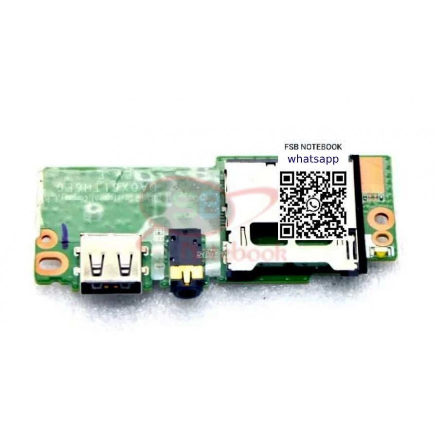 Hp Probook 430 G3 USB Audio Card Reader Port Board (DA0X61TH6E0)