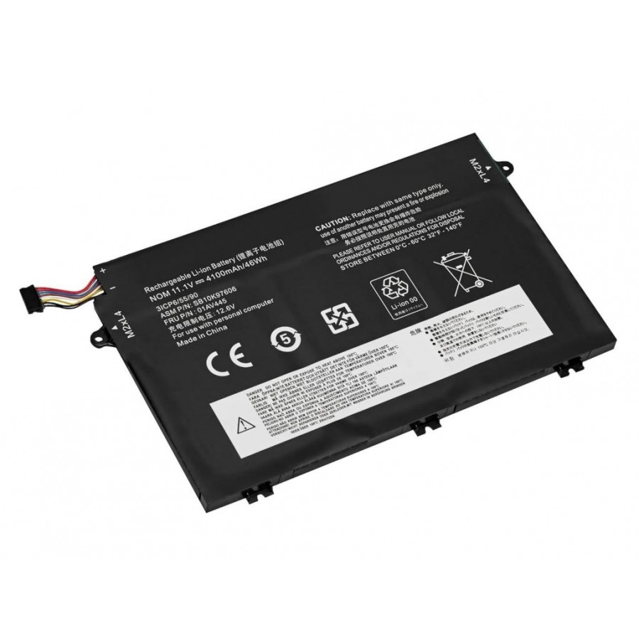 HYPERLIFE Lenovo ThinkPad E480, E580, 01AV445, L17L3P51 Notebook Bataryası