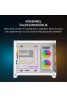 James Donkey Stark S700 3xARGB Temperli Cam mATX Beyaz Gaming (Oyuncu) Kasa