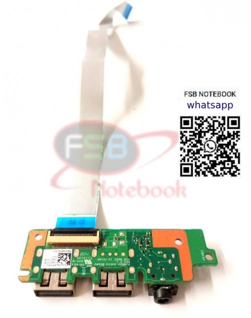 Lenovo G700 G710 20252 80AH 17.3 inç Notebook Audio Jack USB Port Board