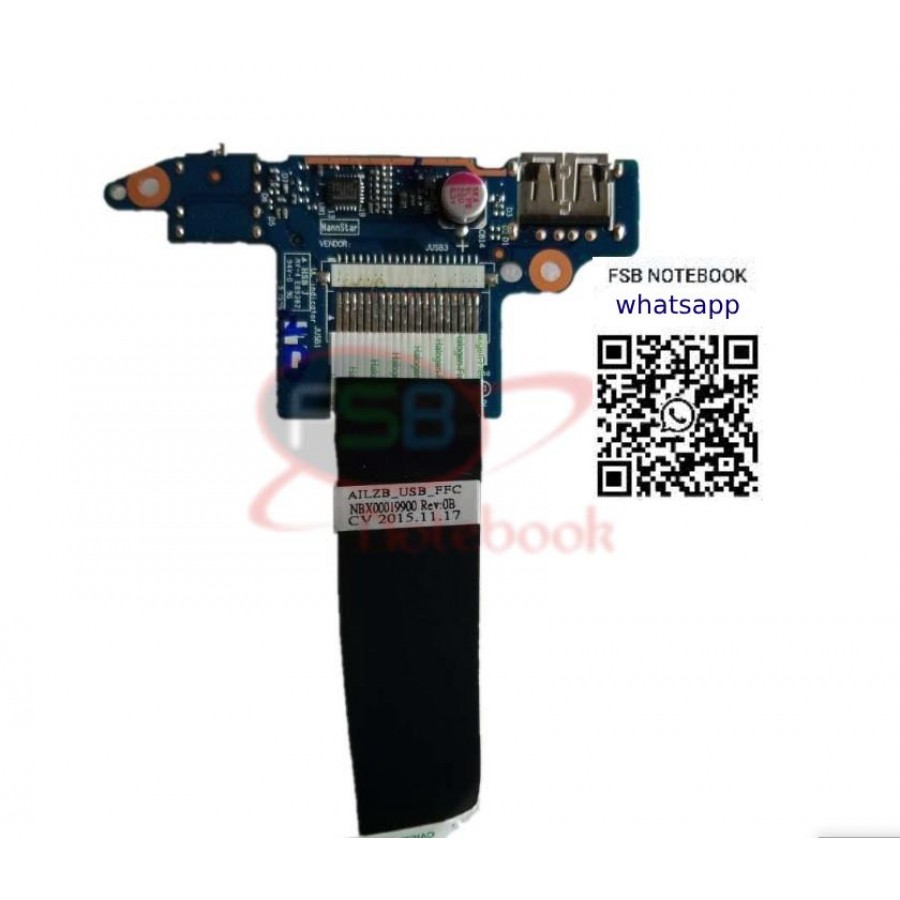 Lenovo IdeaPad Z500 P500 20202 20221 USB AUDIO BOARD AILZA NS-A182 AILZB USB FFC NBX00019900 usb ses giriş kartı