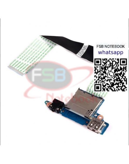  Lenovo ideapad Z510 20287 Notebook Audio Jack SD Kart USB Port Board