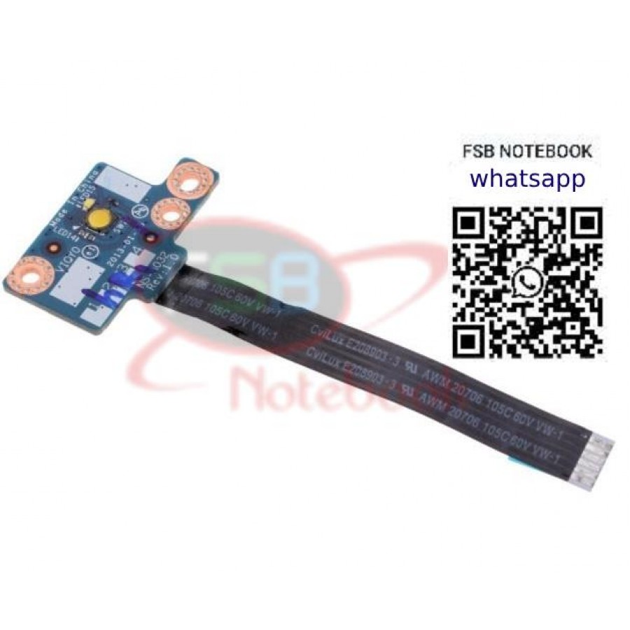 Lenovo ideapad Y510 Y510P  Notebook Tetik Power Buton Board