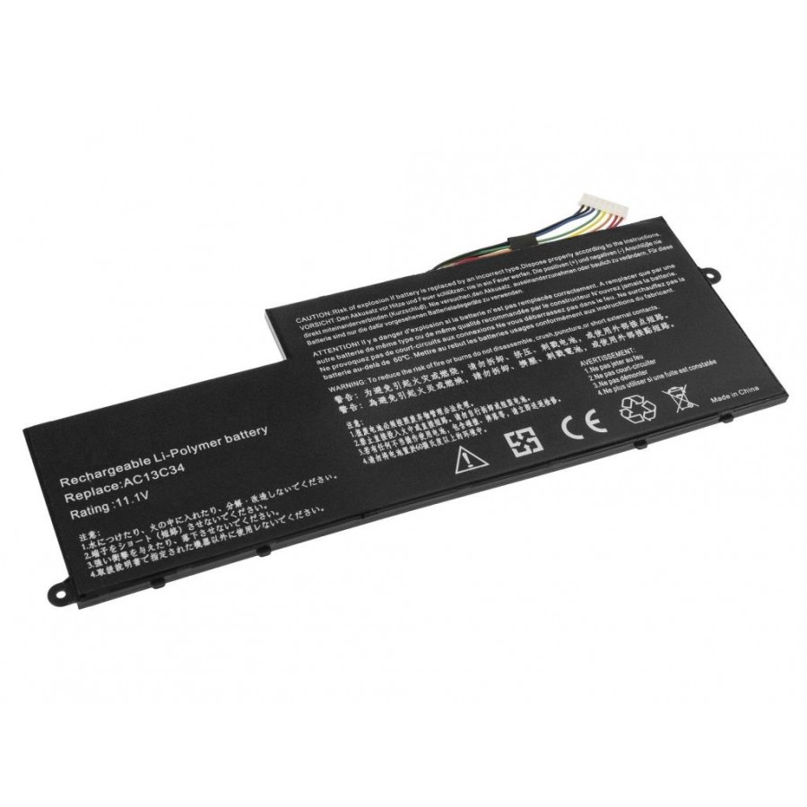 RETRO Acer Aspire V5-122P, V5-132P, AC13C34 Notebook Bataryası