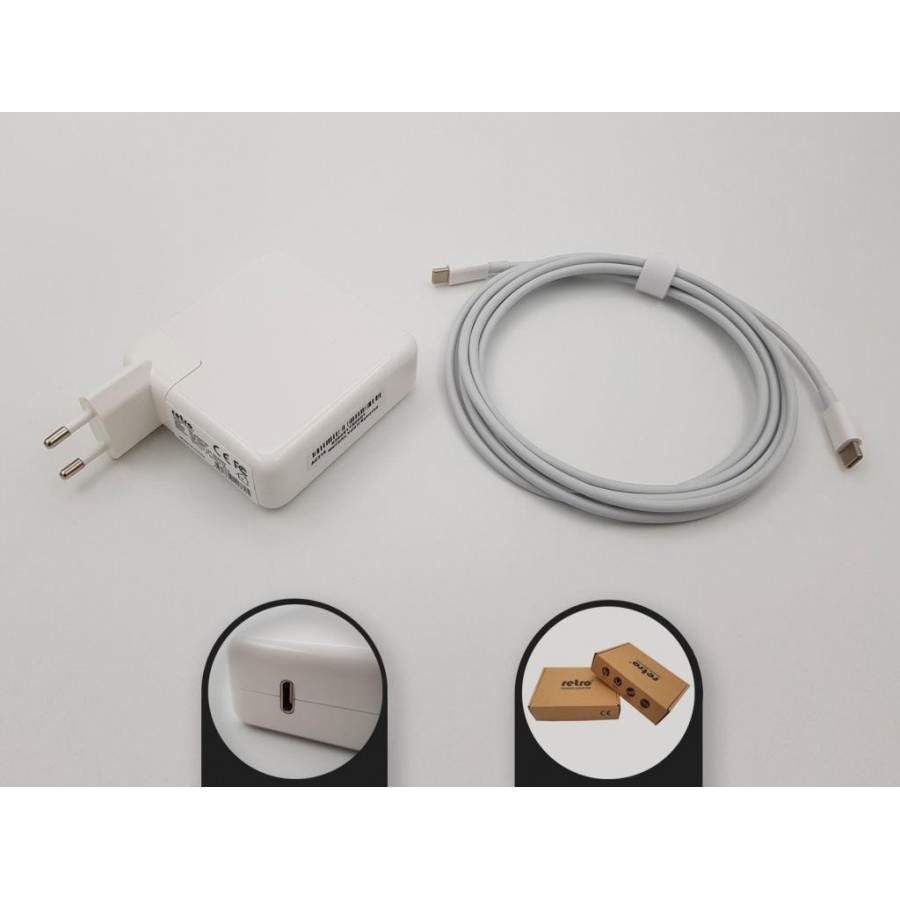 RETRO Apple MacBook 96W USB-C PD Adaptör RPA-AC216