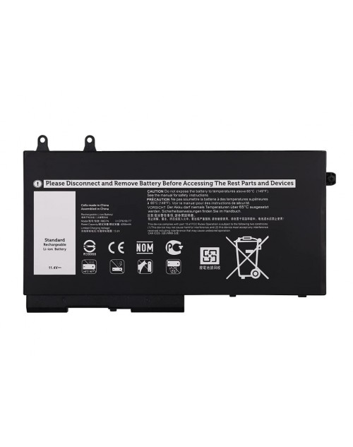 RETRO Dell Latitude 5400, 5500 Notebook Bataryası - 3 Cell