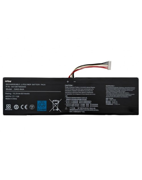 RETRO Gigabyte G-Style GAG-N4A Notebook Bataryası