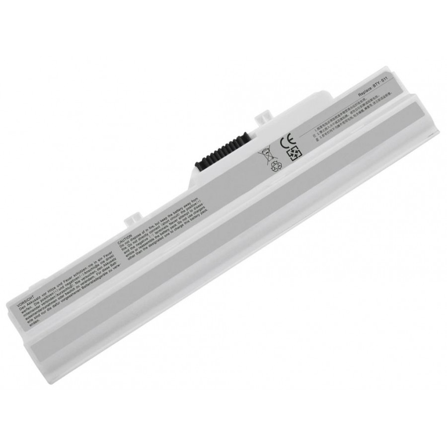 RETRO Lg X110, Datron Mobee N011, Msi U100 Notebook Bataryası - Beyaz - 6 Cell