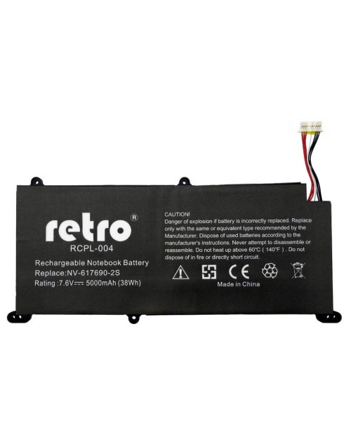 RETRO NV-617690-2S Notebook Bataryası