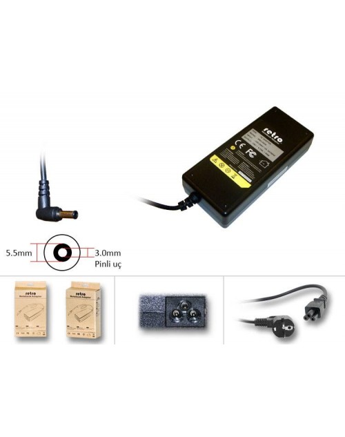 Samsung 450R5E Notebook Adaptör (RETRO MARKA 19V 4.74A 90W)