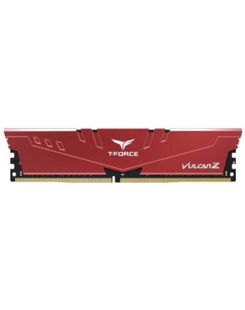 Team T-Force Vulcan Z Red 16GB(1x16GB) 3200Mhz CL16 DDR4 Gaming Ram (TLZRD416G3200HC16F01)