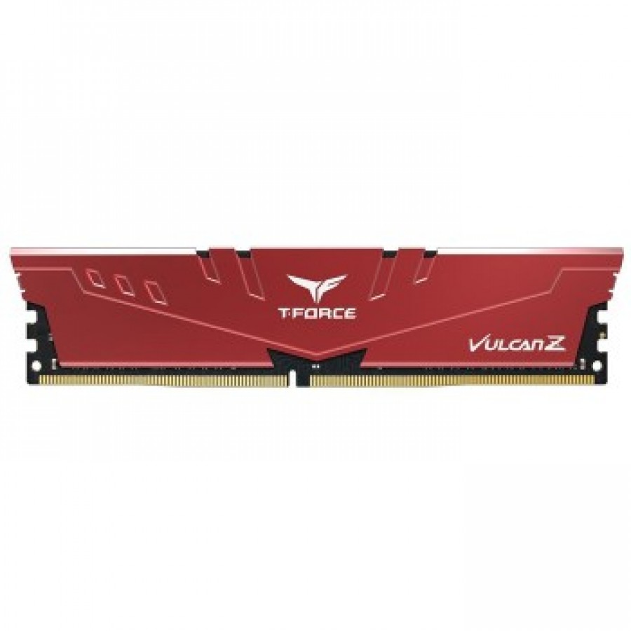 Team T-Force Vulcan Z Red 16GB(1x16GB) 3200Mhz CL16 DDR4 Gaming Ram (TLZRD416G3200HC16F01)