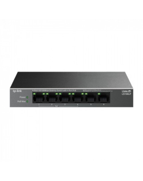 TP-LINK LS106LP 6 PORT 10/100 YÖNETİLEMEZ POE SWITCH